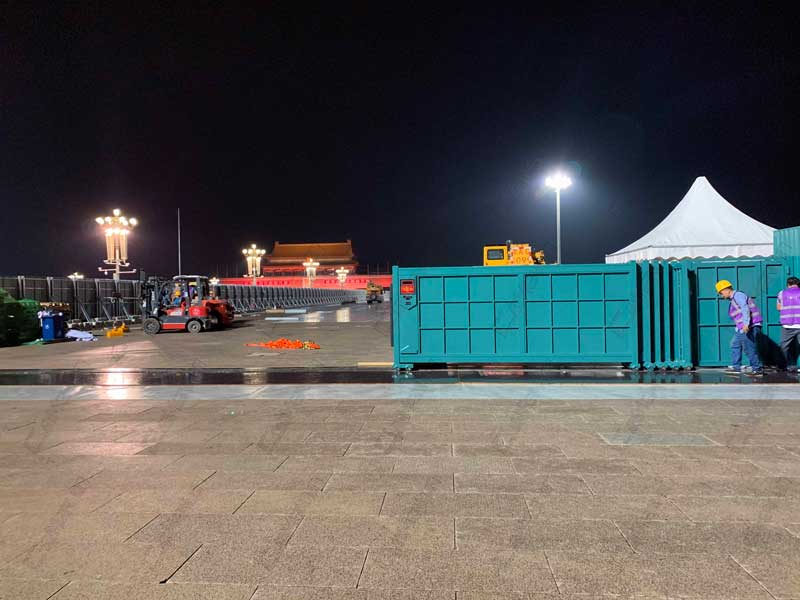 財門電動平移門天安門廣場工程