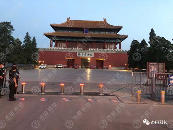 杰田升降柱駐守北京故宮博物館