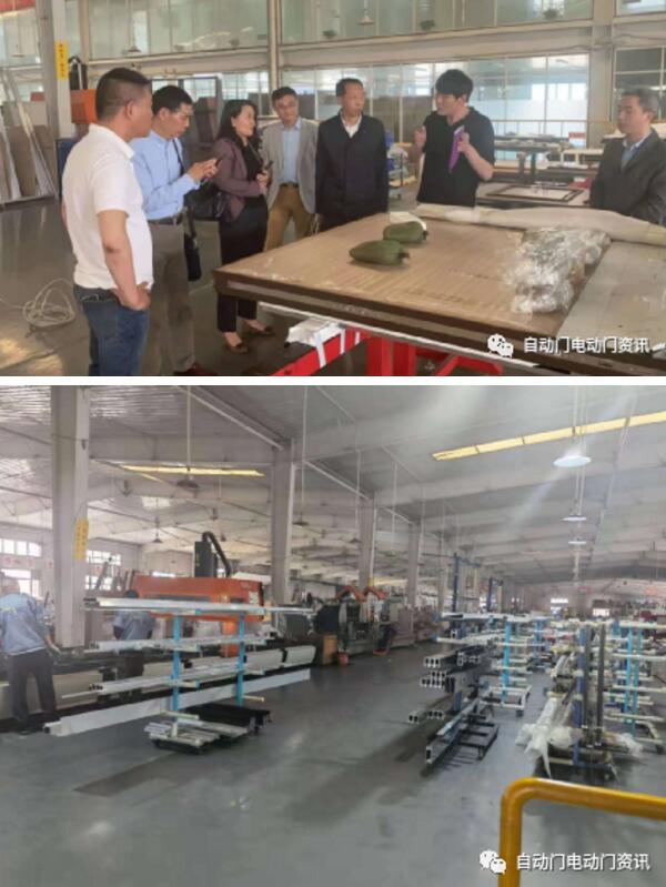 協(xié)會(huì)一行分別參觀了緊急疏散平滑門、高端裝甲門、不銹鋼等產(chǎn)品的生產(chǎn)現(xiàn)場(chǎng)
