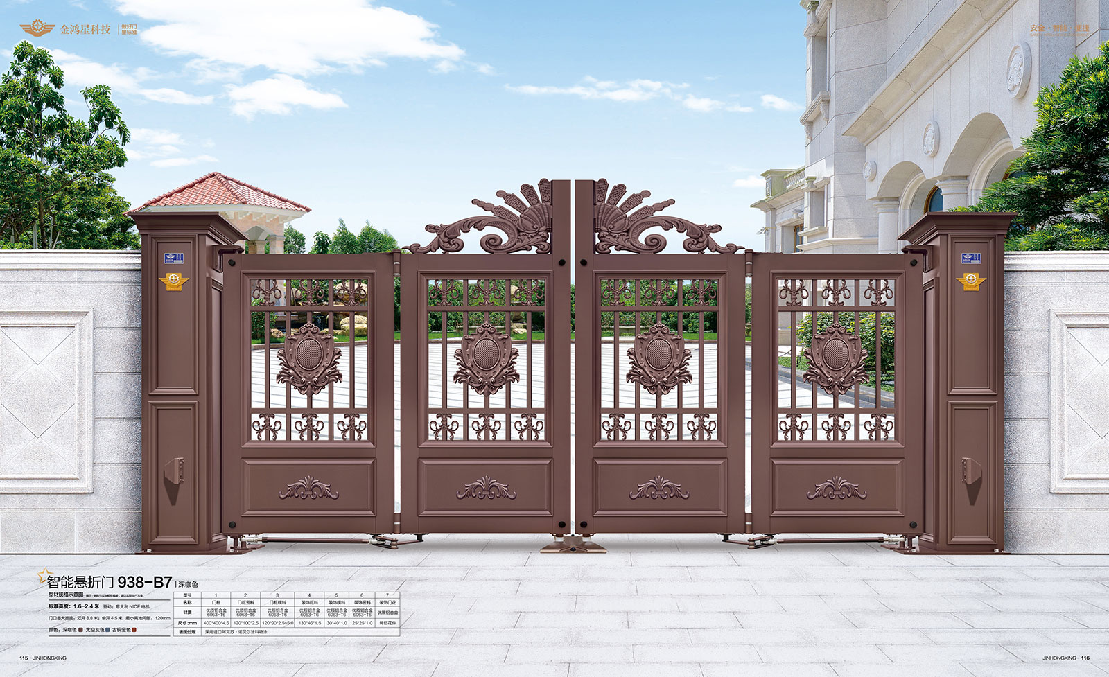 智能懸折門938-B7