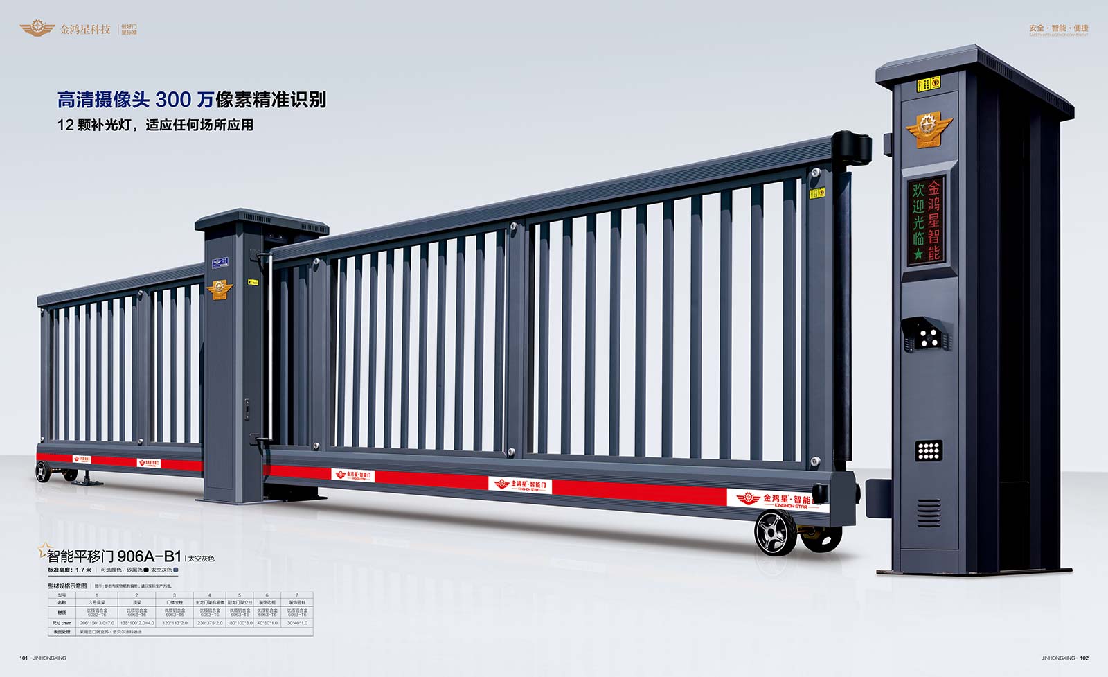 智能平移門906A-B1