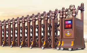 龍韻393A（古銅金）鋁合金伸縮門(mén)