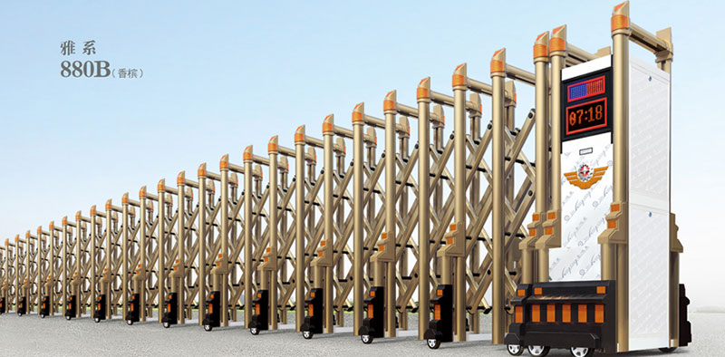 雅系880B（香檳）鋁合金伸縮門