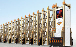 鋁合金伸縮門 - 雅系880B（香檳）鋁合金伸縮門