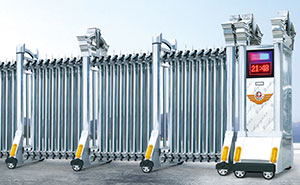 不銹鋼伸縮門(mén) - 精鋼門(mén)G330B不銹鋼伸縮門(mén)