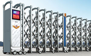 不銹鋼伸縮門 - 精鋼門G376B不銹鋼伸縮門