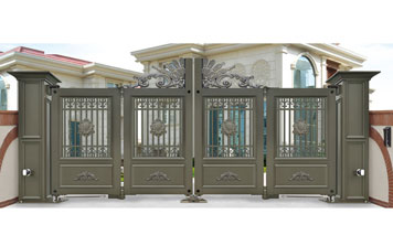 電動(dòng)折疊門 - 智能懸折門938-B7（深咖）