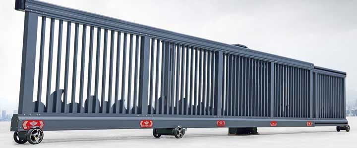 智能分段平移門907A(深灰）