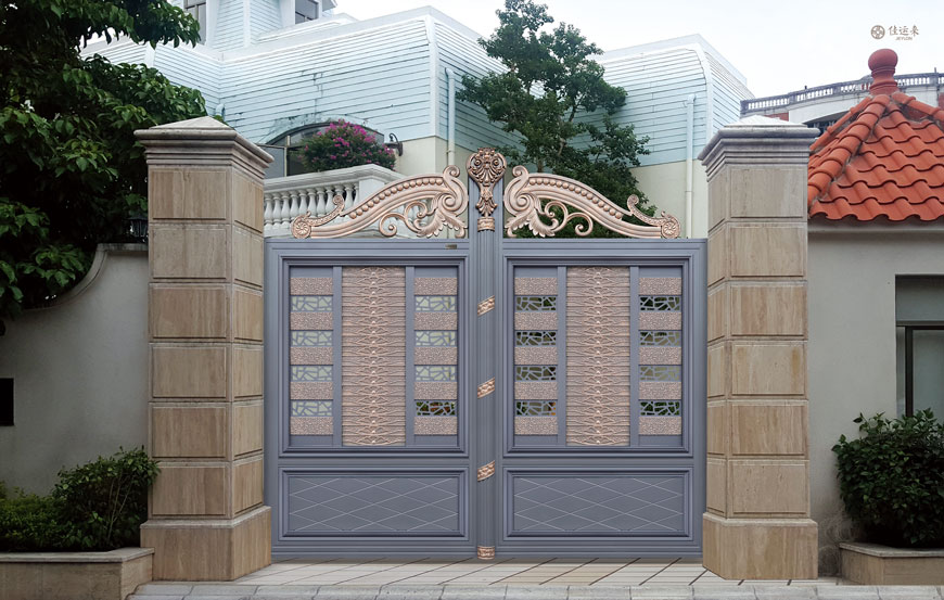 盧浮幻影-騎士LQS17222鋁藝大門(mén)