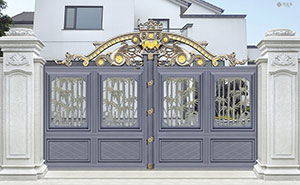 鋁藝大門(mén) - 盧浮魅影-皇家-LHJ17123鋁藝大門(mén)