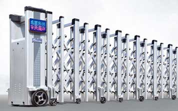 電動(dòng)伸縮門 - 星18-19A(銀）伸縮門