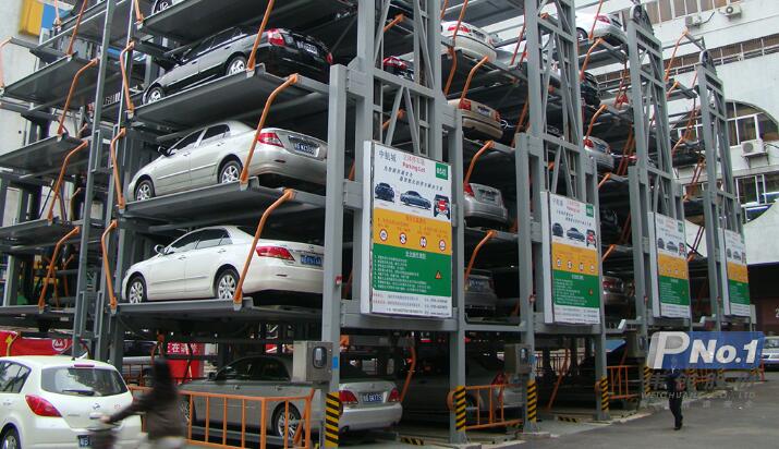 深圳中航城項目立體車庫案例 - 中出網(wǎng)-智能出入口與停車充電門戶