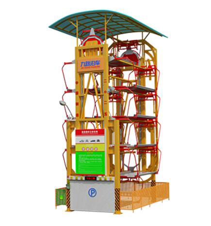 6層10車位轎車型及SUV型垂直循環(huán)立體車庫