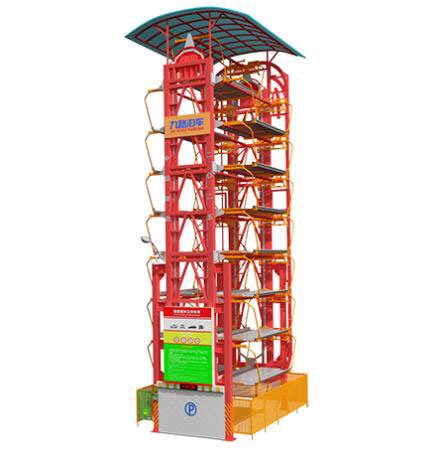 9層16車位轎車型及SUV型垂直循環(huán)立體車庫(kù)