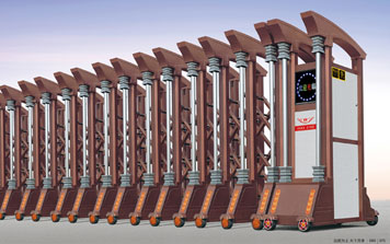 電動伸縮門 - 鐵甲二號伸縮門