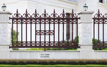 圍墻護欄 - 豪華別墅庭院圍欄WL·22008