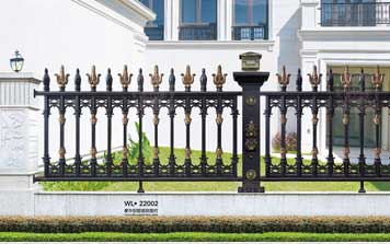 圍墻護欄 - 豪華別墅庭院圍欄WL·22002
