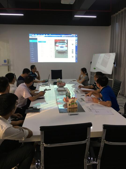 臺山市副市長考察廣州科馬電子有限公司