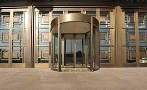 長治公安局旋轉門案例