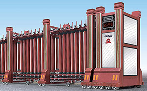 伸縮門CD-07BL鋁合金伸縮門