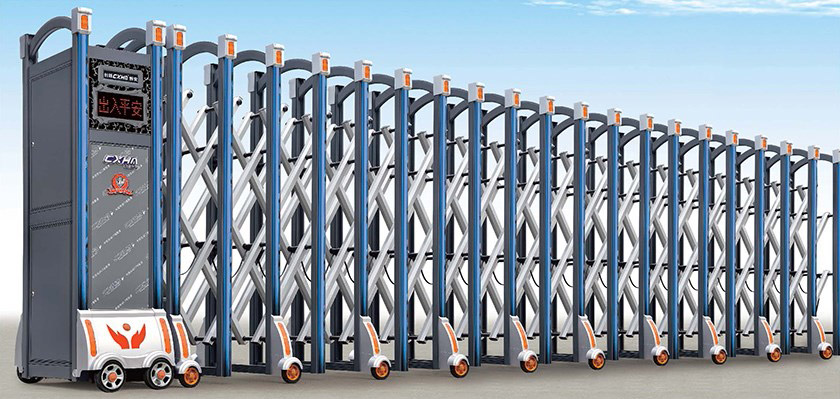 伸縮門(mén)H9-1S鋁合金伸縮門(mén)