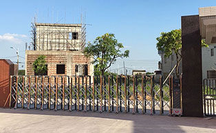 樂從騰沖村伸縮門工程案例