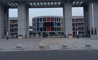 重慶銅梁區(qū)立新小學校伸縮門工程案例