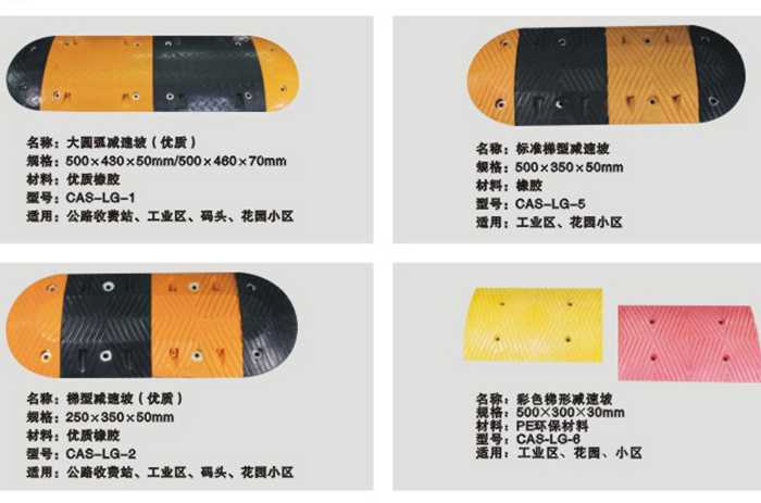 地下車庫(kù)交通設(shè)施減速帶