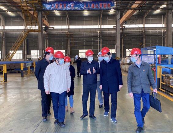 溧陽市委書記、市長徐華勤等領(lǐng)導(dǎo)蒞臨江蘇國強調(diào)研指導(dǎo)工作