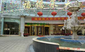 海口福德萊大酒店旋轉門案例 - 中出網(wǎng)-智能出入口與停車充電門戶