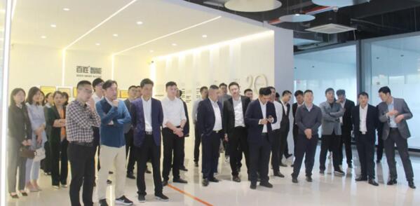 熱烈歡迎江西省委、省青年企業(yè)家協(xié)會(huì)嘉賓蒞臨百勝智能參觀指導(dǎo)
