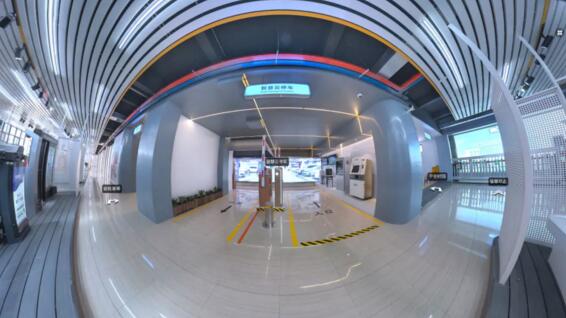 智慧云停車場(chǎng)景（VR視角）