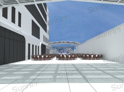 其他 - 電動(dòng)開(kāi)合屋頂，可開(kāi)啟屋面采光頂