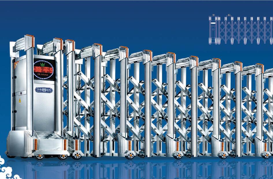 門之魂X5-A不銹鋼精拋電動伸縮門