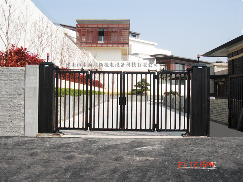 南北德信懸浮門順利進駐廣州山頂別墅