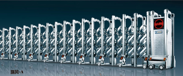 南北德信瑞風(fēng)-A不銹鋼伸縮門(mén)