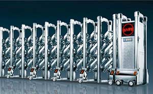 不銹鋼伸縮門 - 南北德信瑞風(fēng)-A不銹鋼伸縮門