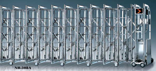 NB-308A不銹鋼伸縮門(mén)