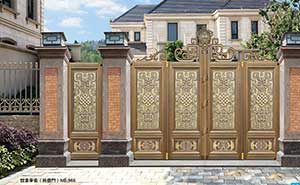 鋁藝大門 - 四季平安（折疊門）NB-966