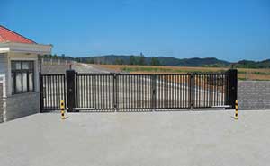 遼寧撫順某公司無軌懸浮門工程案例