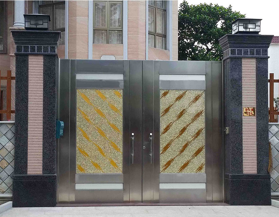 JQT-005不銹鋼豪華庭院門(mén)