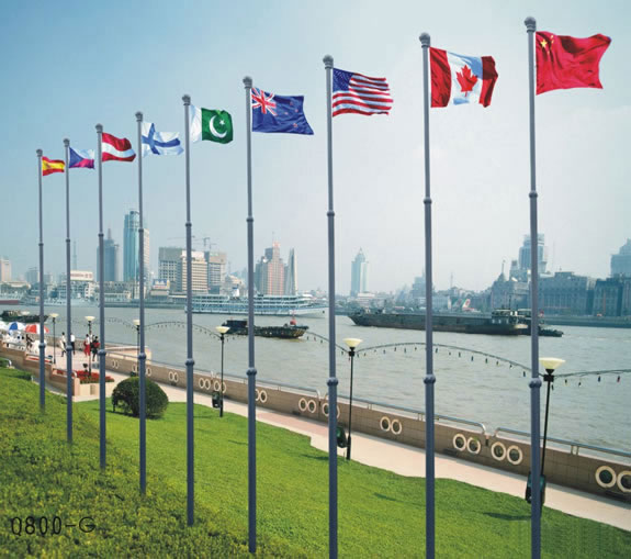 鋁合金電動旗桿Q800-G