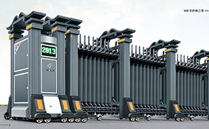 鋁合金伸縮門 - 168守護(hù)神三號(hào)鋁合金伸縮門