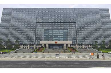 桂林市政府正大門電動(dòng)伸縮門案例