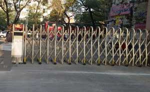 桂林陸軍學(xué)院電動(dòng)伸縮門案例