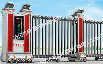 不銹鋼電動伸縮門