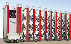 巨龍1號不銹鋼伸縮門