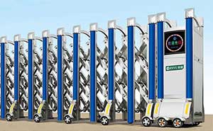 不銹鋼伸縮門 - 巨龍2號不銹鋼伸縮門