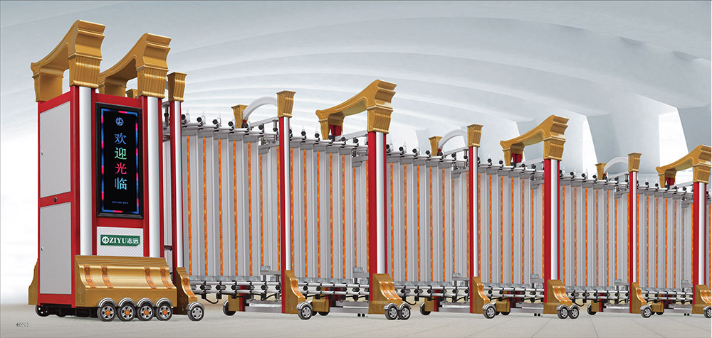 啟航810-B鋁合金伸縮門