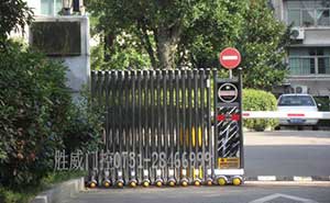 株洲海關(guān)大樓伸縮門案例